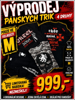 4 x pánské triko velikost M